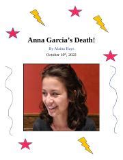 anna garcia date of death|Case Closed